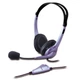 Гарнітура ПК стерео Genius HS-04S, 2х mini-jack, 2м, фіолетовий - изображение 1