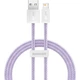 Кабель Baseus Dynamic Series Fast Charging Cable USB to Lightning 2.4A 1m CALD000405 Purple - зображення 1