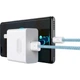 Кабель Baseus Dynamic Series Fast Charging Cable USB to Type-C 100W 1m CALD000603 Blue - изображение 2
