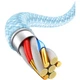 Кабель Baseus Dynamic Series Fast Charging Cable USB to Lightning 2.4A 1m CALD000403 Blue - изображение 4