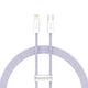 Кабель Baseus Dynamic 2 Series Fast Charging Cable Type-C to Lightning 20W 1m CALD040205 Purple - изображение 1