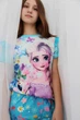 Детская пижама для девочек Холодное сердце FROZEN | светится в темноте | 6 года рост 110-116см | цвет голубой - изображение 6