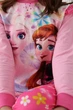 Детская пижама для девочек Холодное сердце 2 FROZEN 2 | светится в темноте | 7 года рост 116-122см | цвет розовый - изображение 3