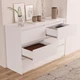 Комод Furnigrade КМ - 10 белый 1100х760х400 - изображение 2