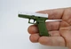 Сувенирный Пистолет Glock 17 Мини Пистолет цвет Зелёный (01097) - изображение 2