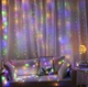 Новорічна гірлянда з пультом світлодіодна 3 х 2 м 200 LED USB Різнокольорова - зображення 1