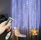 Новорічна світлодіодна гірлянда з пультом 3 х 2 м 200 LED USB Білий - зображення 5