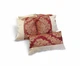 Комплект декоративних подушок Firanka Damask 30х30см 4шт 40х21см 1шт бордові з пісочним коронки (п_0267) - зображення 1