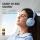Наушники беспроводные полноразмерные Anker SoundCore Space One Blue (A3035G31) голубые - изображение 5