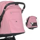 Детская прогулочная коляска EL CAMINO BEYA ME 1127-S Blush Pink, коляска-книжка всесезонная - изображение 6