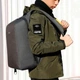 Рюкзак городской Tigernu T-B3361 для ноутбука 15.6" с USB и выдвижным замком объем 20л. Темно-серый (TGN-T-B3361-1861) - изображение 5
