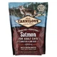 Корм Carnilove Cat Salmon Sensitive & Long-Hair сухой полнорационный беззерновой с лососем для длинношерстных кошек и кошек с чувствительным пищеварением 0.4 кг - изображение 1