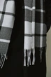 Чоловічий Шарф У Клітинку Without Plaid Black - зображення 4