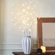 Гирлянда-ветка Brush light белая на батарейках - изображение 6