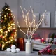 Гирлянда-ветка Brush light белая на батарейках - изображение 11