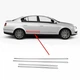 Хром молдинг, накладка двери задней правой Volkswagen Passat B6 Европа седан (2005-10) 3C0-853-754-C-2ZZ - изображение 1