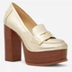 Женские лоферы кожаные Michael Kors 996147242 40.5 Золотистые (1159817573) - изображение 2