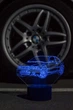 3d-светильник БМВ, BMW, 3д-ночник, несколько подсветок (bluetooth), подарок автолюбителю - изображение 3