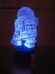 3d-светильник R2D2 Звездные войны Star wars, 3д-ночник, несколько подсветок (на батарейке) - изображение 4