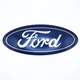 Эмблема логотип вставка в значок Ford 125*49 мм (хром+синий) 4M518216AA - изображение 2