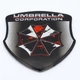 Эмблема алюминиевая Umbrella щит 5,5*4,8 см (чёрный) - изображение 2
