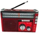 Радиоприемник Golon RX-382 с mp3 и фонариком красный - изображение 1
