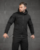 Тактичний зимовий костюм 3в1 Police SoftShell штани+куртка+кофта 2XL чорний (89848) - зображення 9