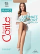 Колготи 15 Den жіночі Conte Nuance 4 р Nero (4810226002926) - зображення 1