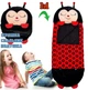 Детский спальный мешок - подушка на молнии 3 в 1 TOPA Божья Коровка Baby Sleeping Bag 120 см S Красный - изображение 1