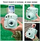 Чохол для фотоапарата Fujifilm Instax Mini 12 Mint Green / М'ятно-зелений / підходить до камери Mini 9/11/12 - изображение 5
