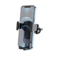 Автотримач для телефона HOCO CA103 vertical and horizontal air outlet gravity car holder Black Metal Gray - изображение 4