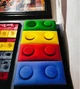 М'яка велюрова стінова панель Lego прямокутна, оксамитова тепла стіна Сіра 25*50*5см - изображение 3