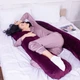 Подушка MirSon Подушка для беременных и отдыха U-образная 8021 Velvet Line " (2200006178538) - зображення 4