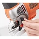 Електролобзик Black&Decker 50 Вт, 1000 - 3100 хід/хв, 2.2 кг, кейс (BES610K) - зображення 5