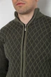 Кофта чоловіча на блискавці з кишенями 161R1053, колір хакі, 161R1013, - зображення 5