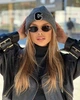 Солнцезащитные очки No Brand без оправы Fantasy черные с золотом - изображение 3