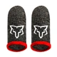 Напальчники Sarafox v3 Nylon Fiber max size большой размер для игры на телефоне пабг pubg mobile пубг Серый с красным - изображение 1