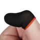 Игровые напальчники Carbon V1 для телефона игр смартфона планшета пубг пабг мобайл pubg mobile 1 пара Черный с красным - изображение 10
