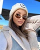 Солнцезащитные очки No Brand без оправы Fantasy коричневые с золотом - изображение 2