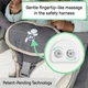 Детский шезлонг-качалка с массажем Ingenuity Happy Belly Rock-to-Bounce Parker, 74451168534 - изображение 11