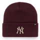 Шапка 47 Brand Mlb Ny Yankees Haymaker (B-HYMKR17ACE-KMD) темно-бордовий - зображення 1