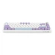 Ігрова клавіатура AJAZZ AK820 Max HE Магнітні перемикачі White Purple Rapid Trigger - зображення 5