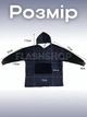 Плед-худи, толстовка двухслойная huggle HOODIE, теплый с капюшоном и рукавами One Size (синий) - изображение 5