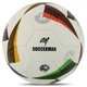 Мяч футбольный №5 PU ламинированная гибридная сшивка HYBRID SOCCERMAX FB-7992 (PU, белый) - изображение 1