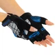 Перчатки для фитнеса спортивные Hard Touch Fitness Gloves 8089 размер M Black-Blue - изображение 3
