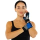 Перчатки для фитнеса спортивные Hard Touch Fitness Gloves 8089 размер M Black-Blue - изображение 4