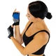 Перчатки для фитнеса спортивные Hard Touch Fitness Gloves 8089 размер M Black-Blue - изображение 5
