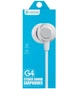 Вакуумные наушники Celebrat G4 проводные с микрофоном Mini-Jack 3.5 mm White (7_01323) - изображение 2