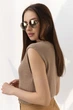Женский топ 2744 ТМ Triko Bakh 42-44 светло-кофейнійный (2744_light coffee_1) - изображение 4