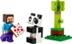 Конструктор LEGO Minecraft Стив и малыш-панда 35 элементов (30672) - изображение 3